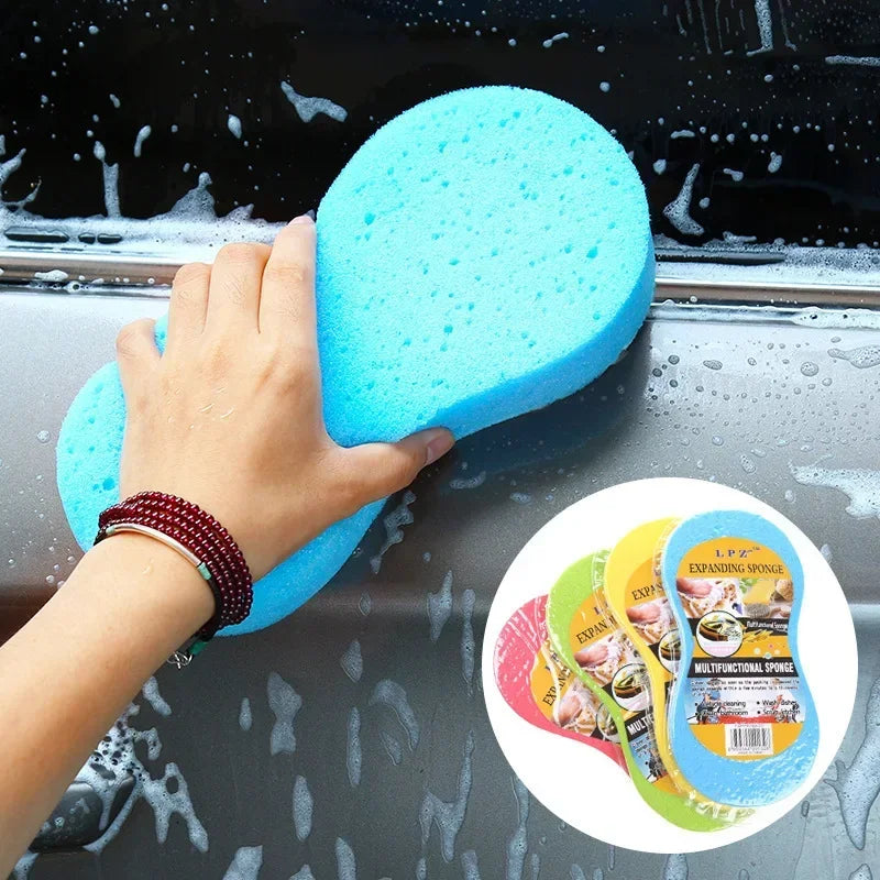 Car Wash Sponge Honeycomb Large Sponges High-density Car Washing Sponge Block Auto Detailing Foam Cleaning Tools Car Accessories