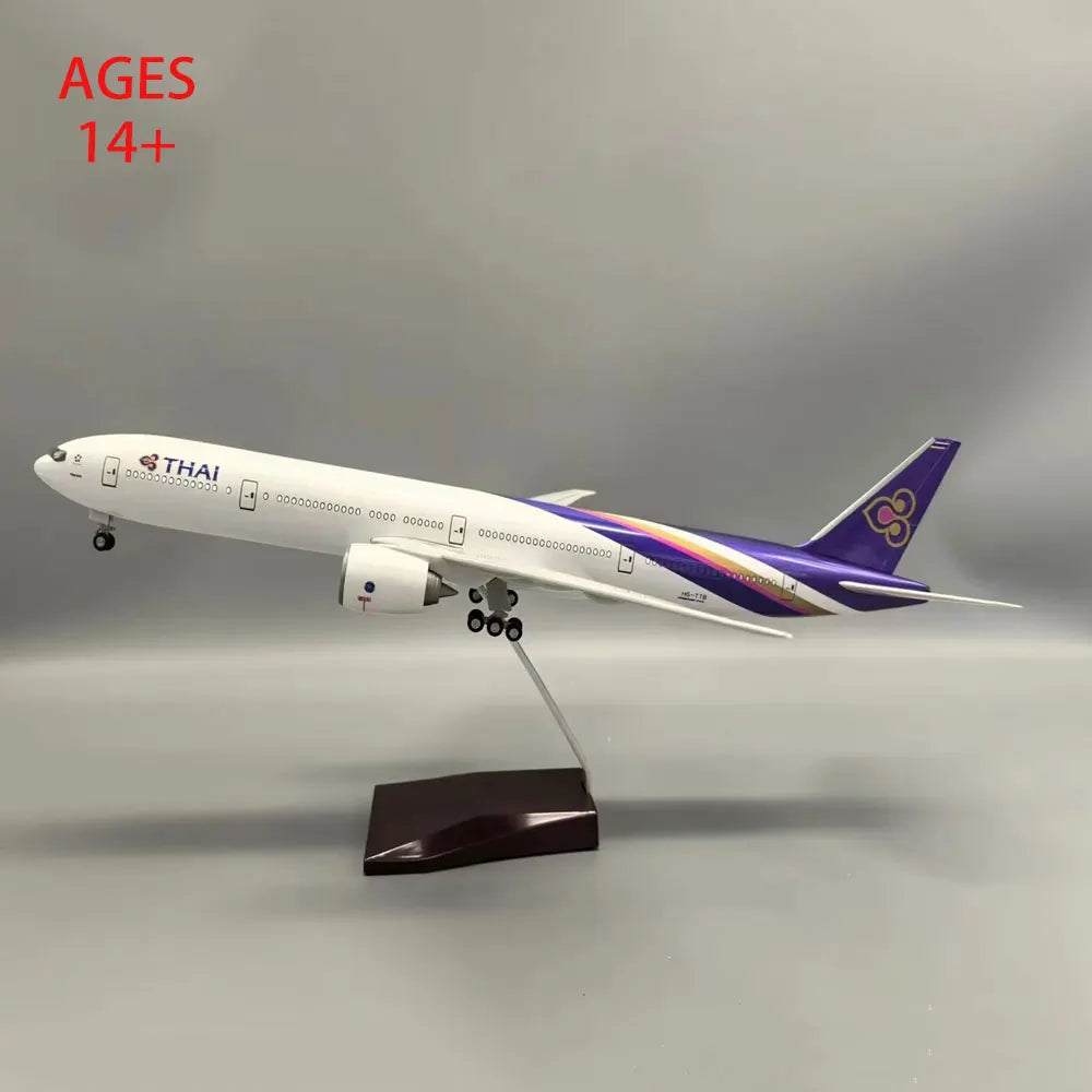 Aircraft model 47CM B747/B777/A380/A350 Thai Airways Series Model aircraft model stands for aviation enthusiasts as gifts or orn