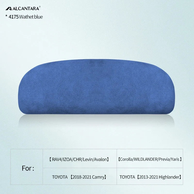 Alcantara Car Eyewear Case Box Sunglasses Holder For Toyota Corolla Camry Levin Avalon Crown RAV4 CHR IZOA Prado Accessories