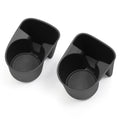 2Pcs for Hyundai Palisade 2026 2rd Row Door Side Water Cup Holder Insert Drinks Storage Box Car Interior Accessories Black