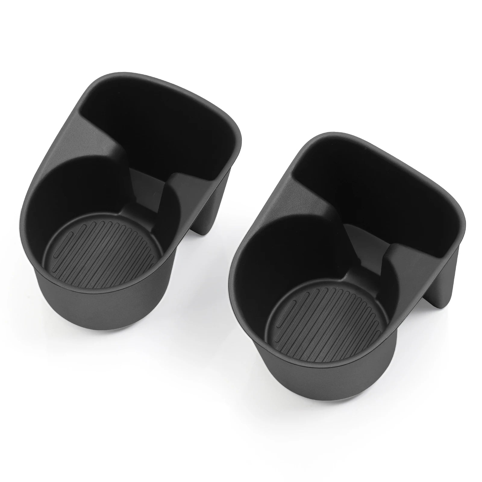 2Pcs for Hyundai Palisade 2026 2rd Row Door Side Water Cup Holder Insert Drinks Storage Box Car Interior Accessories Black