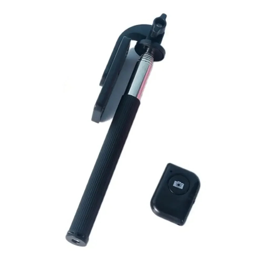 3.5mm Plug Mini Wire Controlled Selfie Stick Type-C Plug Retractable Portable Handheld Selfie Stick Mini Portable