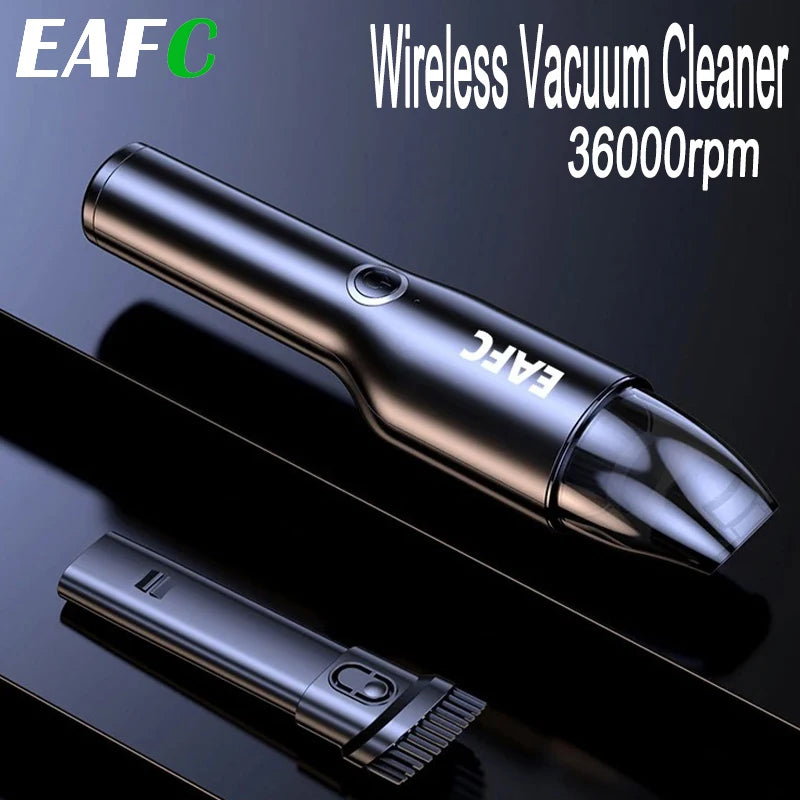 EAFC Car Vacuum Cleaner 10000Pa Powerful Wireless Handheld Car Household Appliance Cleaning Machine Portable Car Robot Car Clean