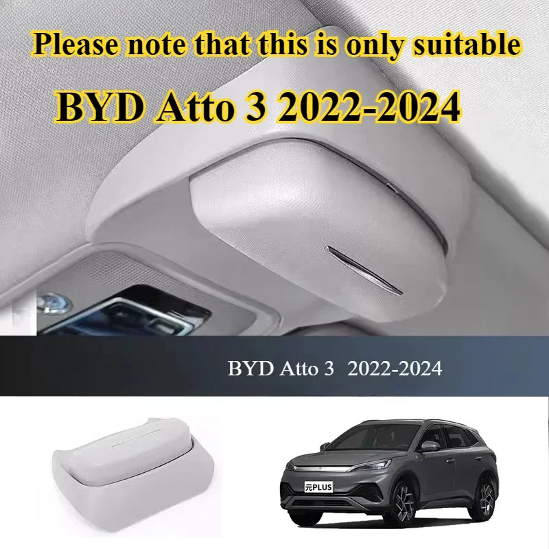Easily Installable Car Glasses Holder for BYD Seal atto 3 Yuan PLUS Song L  2024 -high volume Sunglasses Case Car Glasses Holder