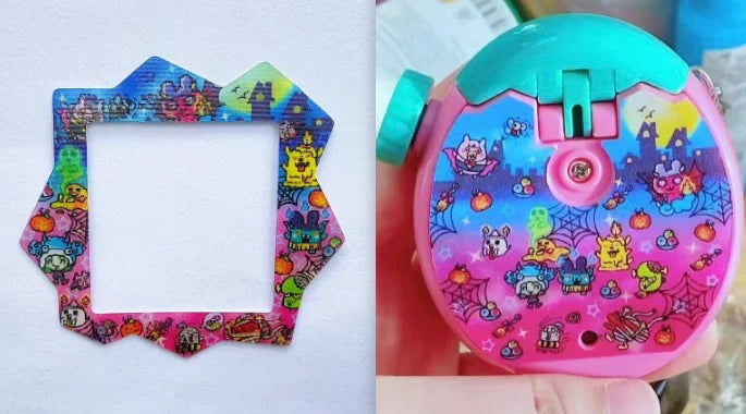 IN STOCK Cannot Be Past Dynamic Lenticular Tamagotchi Paradise Cartoon Characters Diy Handmade Panel Paper And Backboard Paper