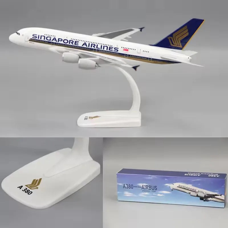 New1:200 Assembly Plane Model World Aviation Series UAE Emirates/THAI/Qatar/Singapore/Etihad/Austrian/ Italy A350/A320/A380/B777