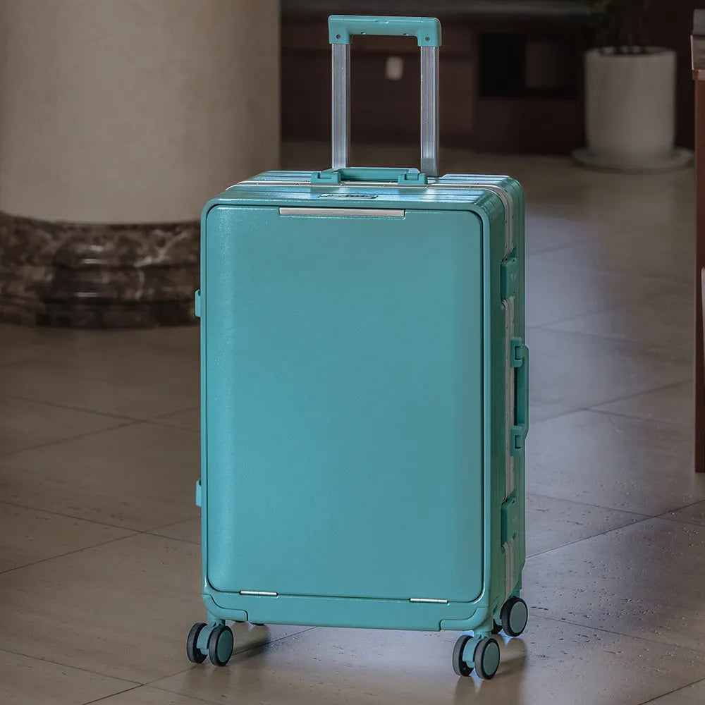 KLQDZMS High Quality Luggage 20 Inch PC Boarding Suitcase 24”26 Inch Large Capacity Luggage Men's And Women's Universal Luggage