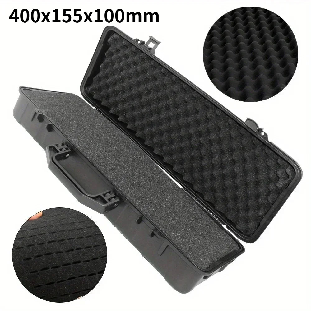 Shockproof Hard Tool Case with SpongeSealed Protective Storage Box for Camera, Photography Equipment, Sights & Instruments