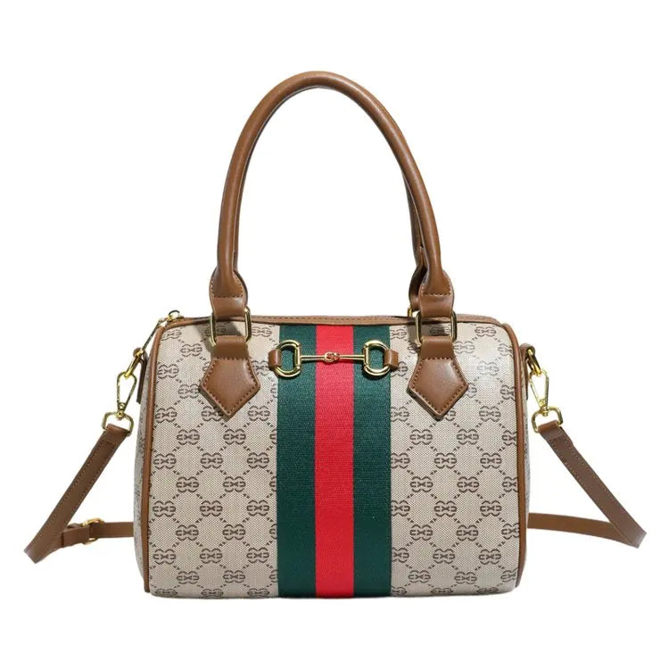 High-end Leather Diaper Bag for Ladies Vintage Fashionable Simple Commuter Backpack Business Mens Womens