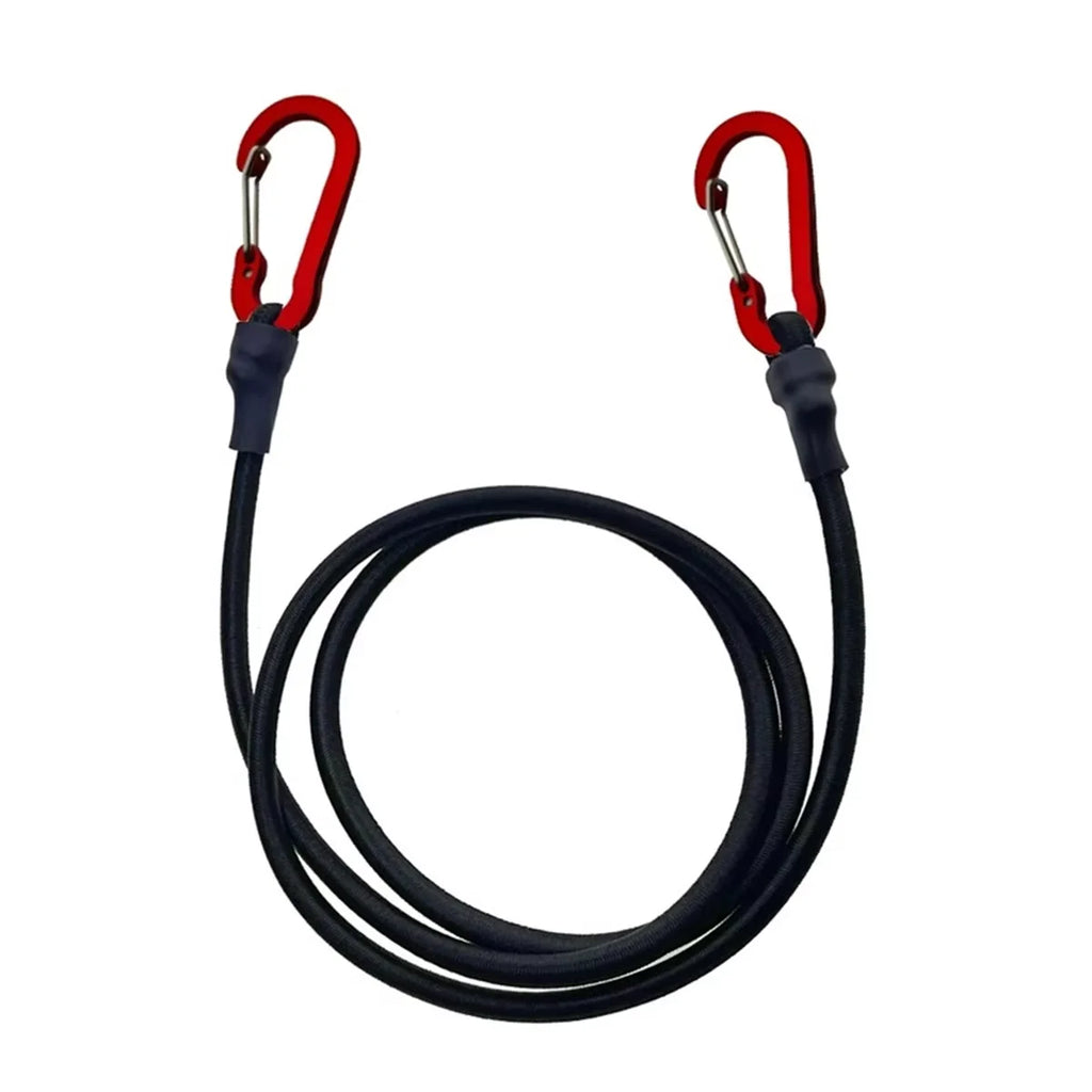 For Camping Luggage Bicycle Cargo Multipurpose Tie Down Utility Rope Pack Adjustable Elastic Strap with Hooks 6/8mm Bungee Cord