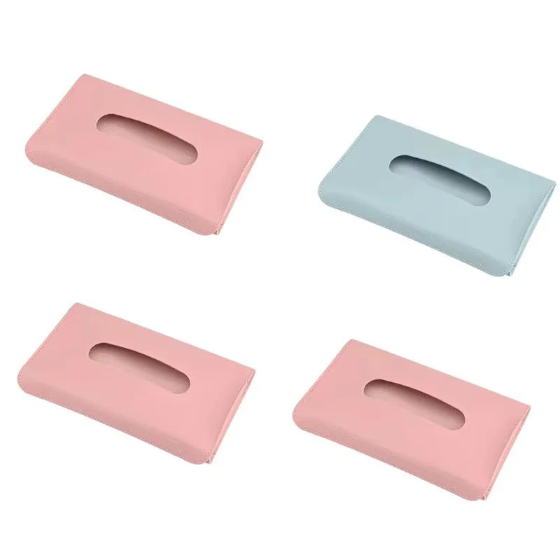 1/2/4Pcs Car Tissue Box Towel Sets Car Sun Visor Tissue Box Holder Auto Interior Storage Decoration for BMW Car Accessories