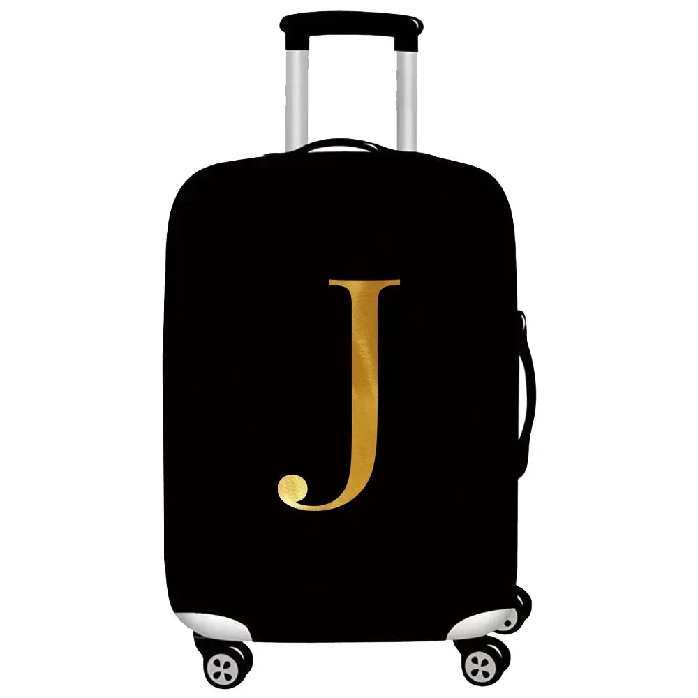 Luggage Protective Cover Thick Elastic Luggage Protective Covers Dust Cover Anti-Scratch Protective Suitcase Cover Letter Series