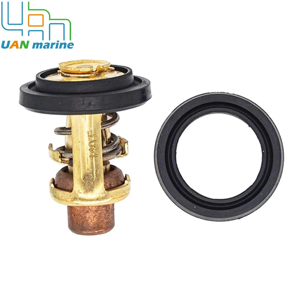 66M-12411 Thermostat 60℃ 140℉ For Yamaha F 6 8 9.9 15 40 50 60 80 100 HP 4-Stroke Outboard 66M-12411-00-00 6G8-12411-00-00