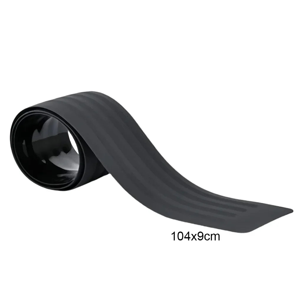 Universal Car Trunk Door Sill Plate Protector Anti-Scratch Rubber Rear Bumper Guard Anti-Collision Protector Strip