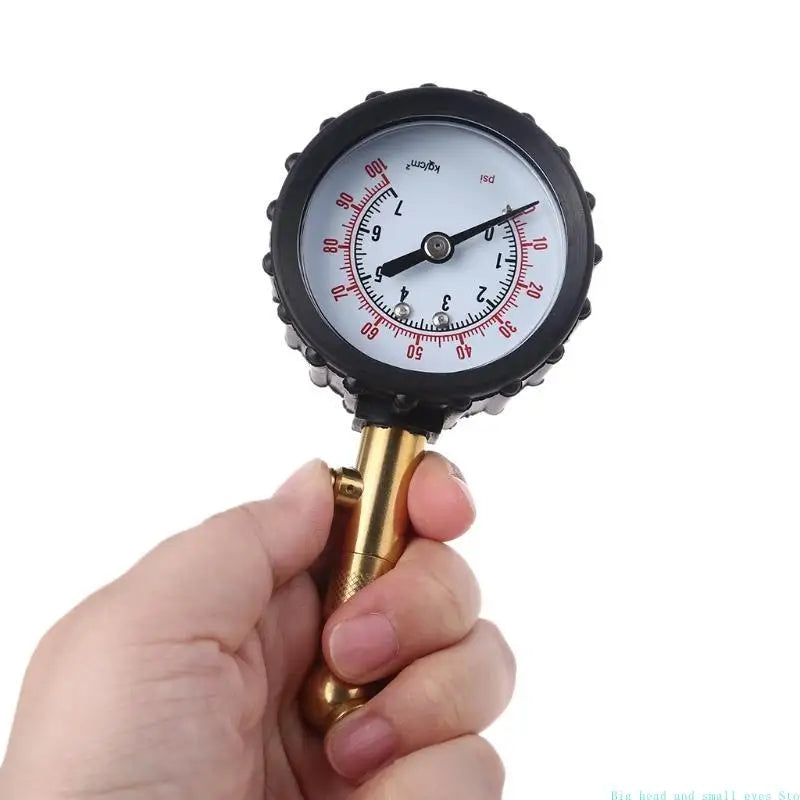 Air Pressure Tire Gauge with Rubber Hose Type Measuring Gauge 0-100 Used for Measuring Tire Pressure of for Car