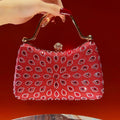 New diamond-encrusted handbag fashionable women's handbag dinner bag exquisite chain messenger women's bag