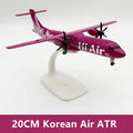 20CM Diecast Alloy Model Vietnam/Korea ATR Airlines Aircraft With Landing Gear And Propeller Airplane Collection Display Fans