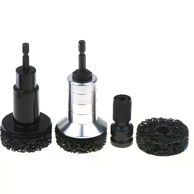 Wheel Hub Rust Removal Brush Set 17pcs Car Brake Hub Surface Stud Cleaning Kit Effective Rust Removal for Auto Workshop Repairs