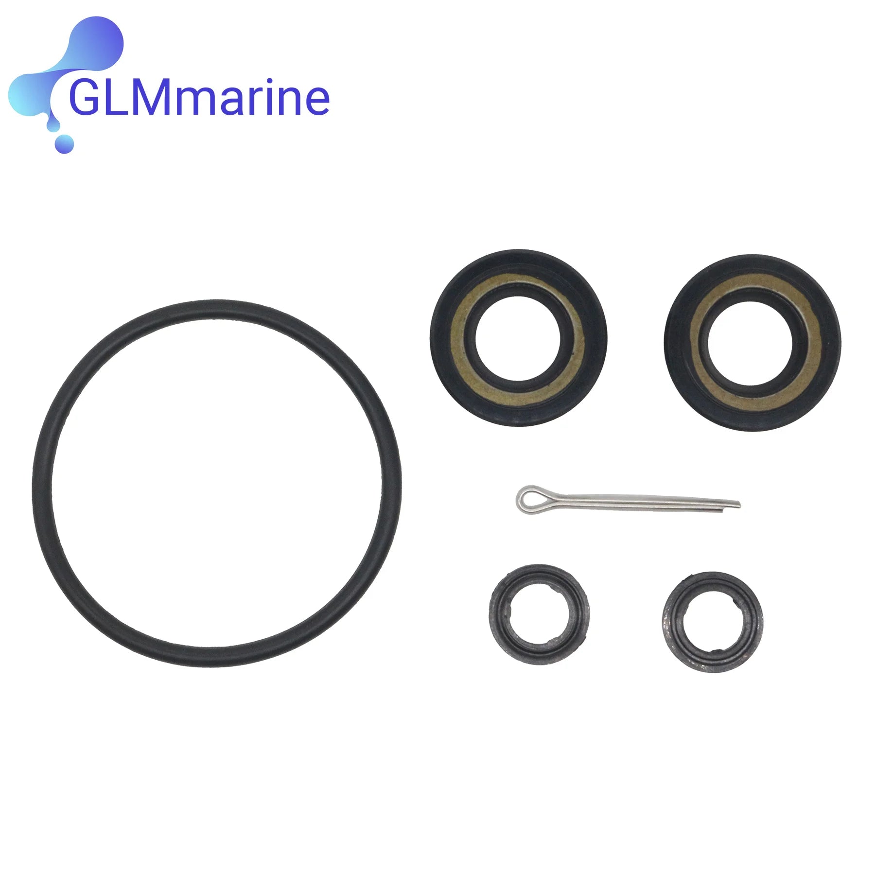 09289-17L02 Lower Unit Gearcase Seal Kit Fits for Suzuki DT9.9 DF8 DF9.9 DF15 Outboard Motor Replaces 09280-57002 09168-10022
