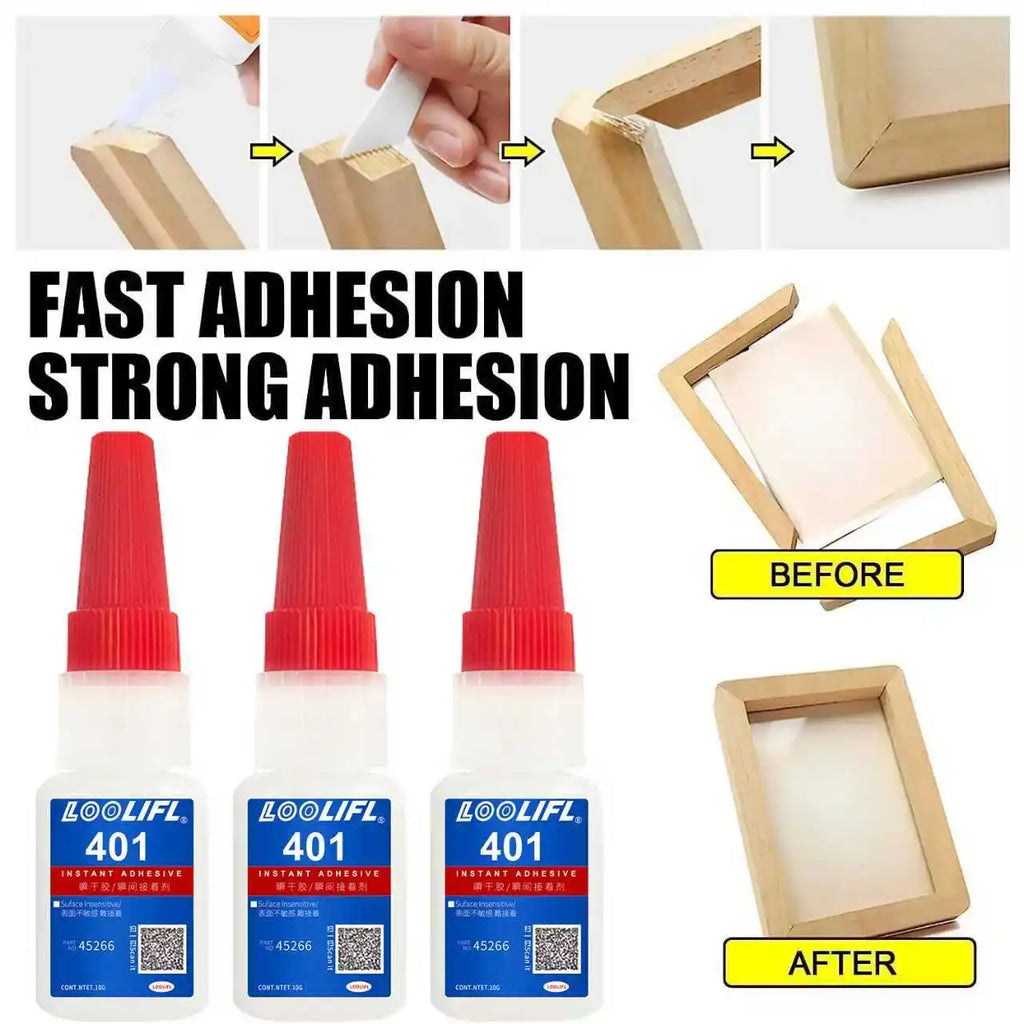 1-10PCS Super Glue Super Strong Adhesive, Suitable for Instant Transparent Adhesive of Plastics, Metals, Wood, Crafts, Glass Cer
