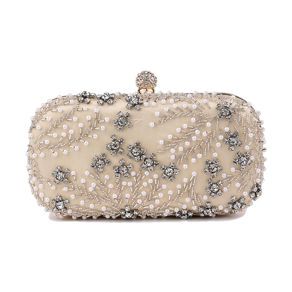 Satin Diamonds Party Hight Quality Women Day Clutch Diamonds Gift Wedding Evening Bags New Arrival Shoulder Chain Purse