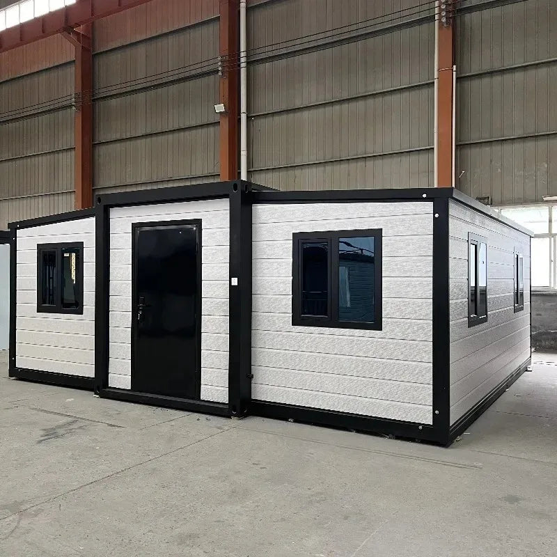 CE ISO Certified Luxury Expandable Container House Prefabricated Mobile Home Hurricane Resistant Foldable Modular for Living