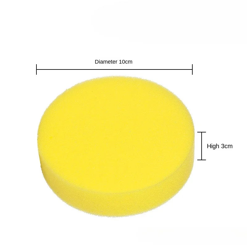 Car Wash Wax Sponge Wipe Car with Round Car Wash Wax Polishing Care Sponge Car Supplies Do Not Hurt Car Cleaning Artifacts