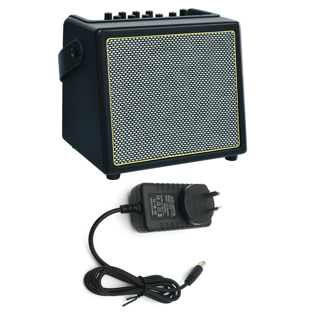 Rowin Acoustic Guitar Amplifier,30 Watt Bluetooth Speaker Rechargeable Battery Acoustic Guitar Amp with Reverb Chorus Effect