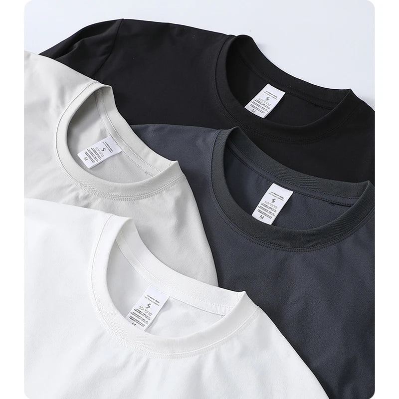 Men's  Long-Sleeve T-Shirt – 7A Antibacterial, UV Protection, Moisture-Wicking & Quick-Dry Base Layer Top with 4-Way Stretch