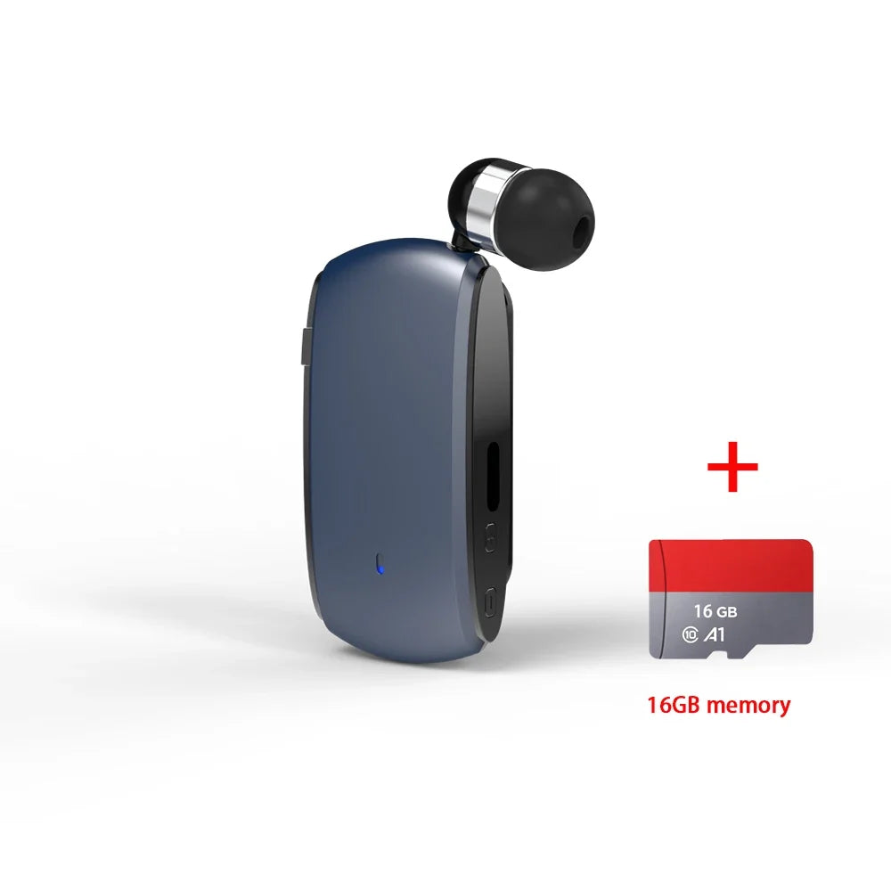 BT5.3 Mini Wireless Earphone In-Ear Headset Earbuds With Removable Wire Clip Hands Free Headphones With Wire Ears In Lotus