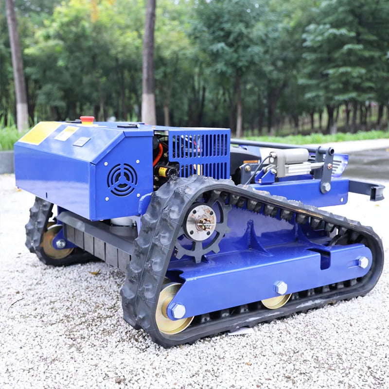 Customized Robot Lawn Mower Remote-Controlled Self-Propelled Hillside Lawn Mower, Mountain Weed Removal Flail-Type Lawn Mower
