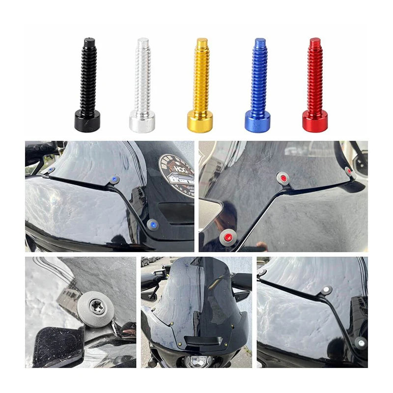 T27 Fairing Windshield Bolts Screws Rubber Grommets Washer for 2022-later HD FXLRST Low Rider ST Motorcycles Accessory
