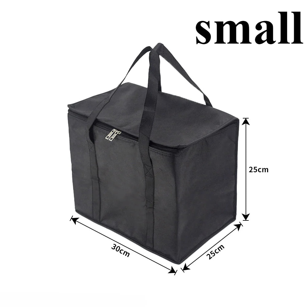 Large Insulated Bag,Insulation Food Delivery Bag,Insulated Reusable Grocery Bags,Reusable Grocery Tote,Soft Cooler Bag