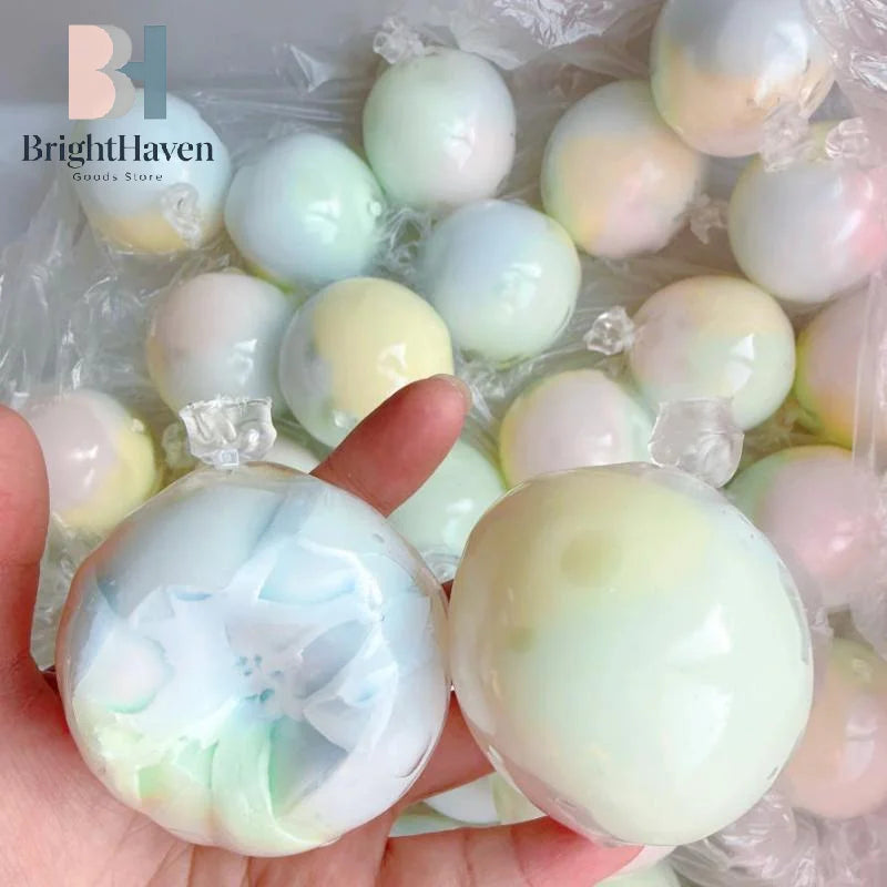 1Pcs Cracking Wax Ball Soft Decompression Toys Cantaloupe Chocolate Handmade Ball Anti Stress Sensory Fidget Toy B.H