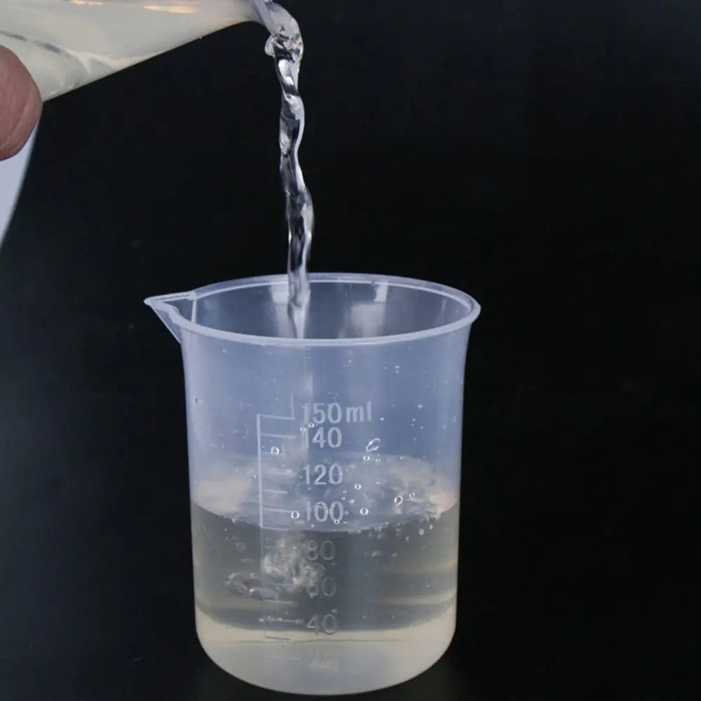 50/100/150/200/250/500/1000ML Stackable with Scale Thickened Transparent Graduated Cylinder Beaker Measuring Cup Mixing Cups