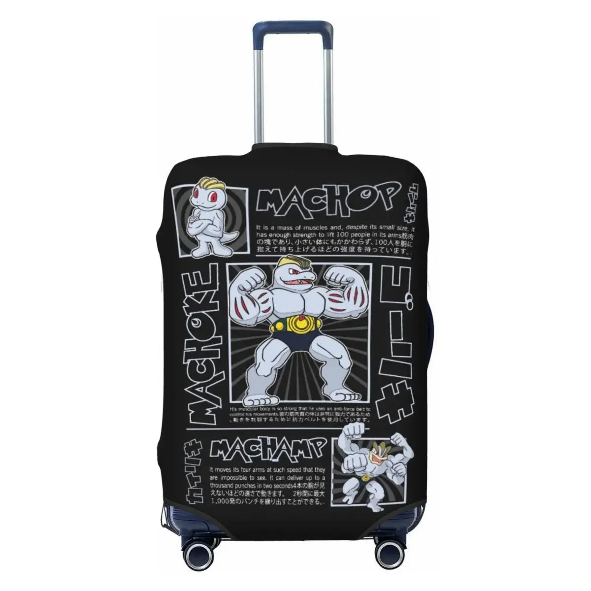 Luggage Cover P-Pikachizer Design Elastic Fabric 18-32 Inch Suitcases Anti-Scratch Dustproof Travel Protective Cover