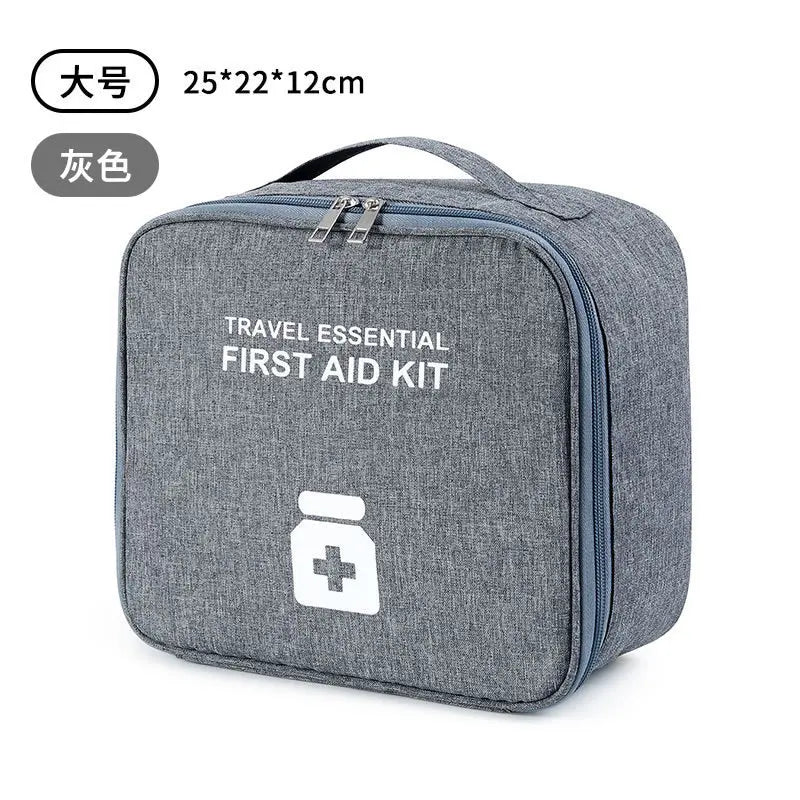 Home First Aid Kit Large Capacity Empty Medicine Storage Bag Portable Travel Medicine Box Survival Bag Emergency Bag for Car
