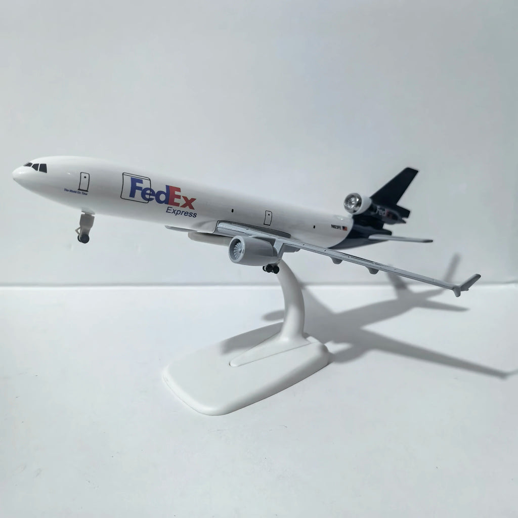 JASON TUTU 20CM Fedex Express ATR Aircraft Model Planel Airplane Diecast Metal Planes Collect Gifts ﻿