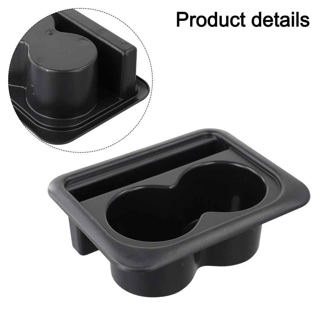 1x Tea Cup Holder Car Armrest Box Pad For Multifunctional Plastic ABS Cup Holder Storage Box Coaster Modification Accessories
