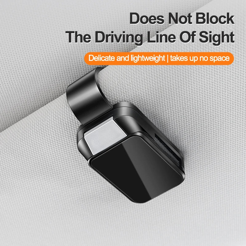 Car Sunglasses Holder Clip Auto Sun Visor Eyeglasses Hanger Mount ABS Universal Common Sunshade 1/2 pcs Interior Accessories