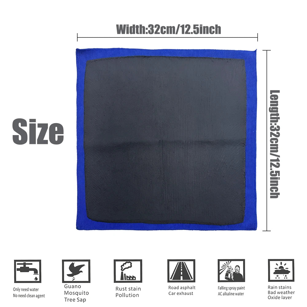 AUTOBRIGHT Clay Towel Car Cleaning Towel Magic Clay Cloth Car Detailing Tools Auto Care Towel Clean Polish Clay Bar Cloth