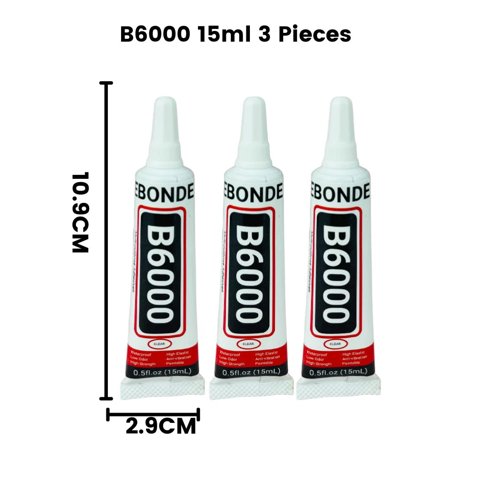 15/50/110ML B6000 Strong Glue Telephone Mobile Phone Touch Screen Adhesive DIY Repair Diamond Jewelry Glass Office Supplies