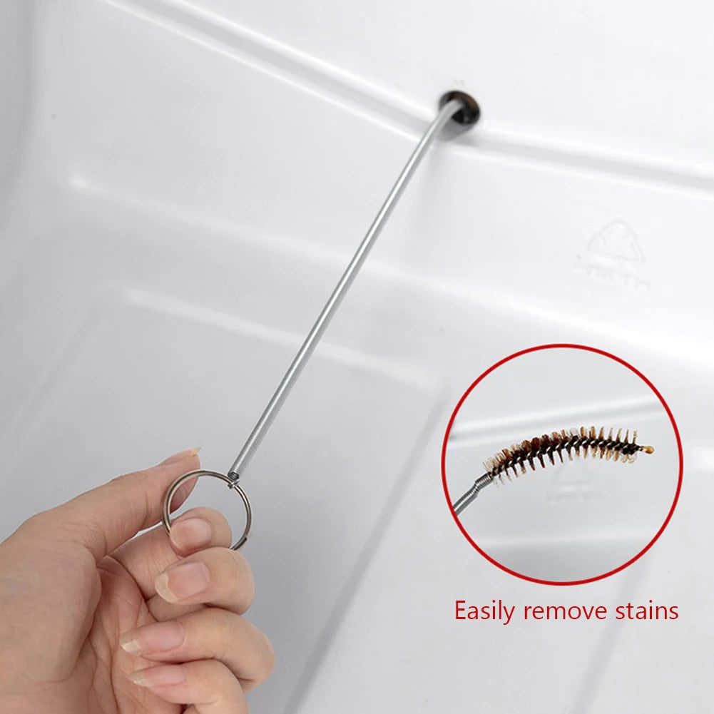 1/5/6Pcs Clean Brush Kit for Refrigerator Drain Wash Brush Suction Syringe 1.5M Hose Fridge Drain Hole Cleaner Stick Dredge Tool