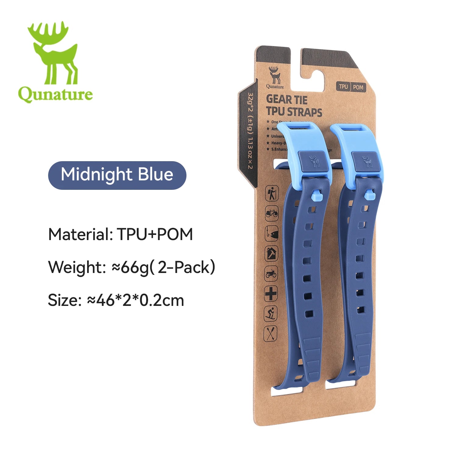 TPU Binding Strap Cycling Outdoor – Multifunctional Cargo Securing Bike Strap / Sangle TPU vélo plein air – Fixation multifonction cargo