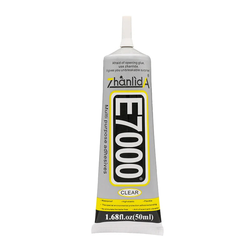 1pcs E7000 Glue Clear Contact DIY Cloth Fibre Fabric Adhesive Multipurpose for Wedding Dress Leather Bag Diamond Glass