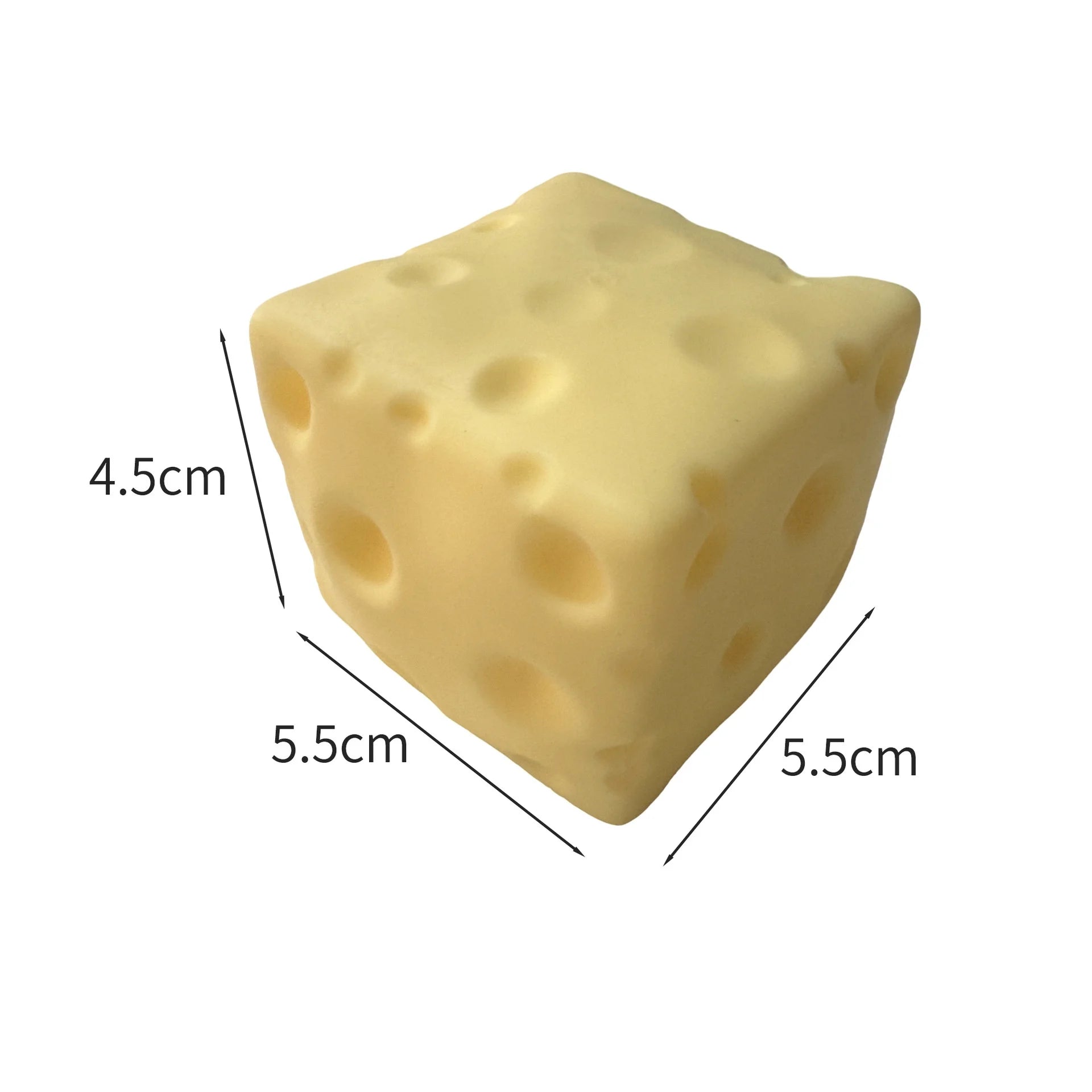 Squishy Cheese Cube Stress Ball Shapeable Squeeze Ball Non Rebound Sensory Fidget Toys for Kids and Adults Relaxing Gifts 2026