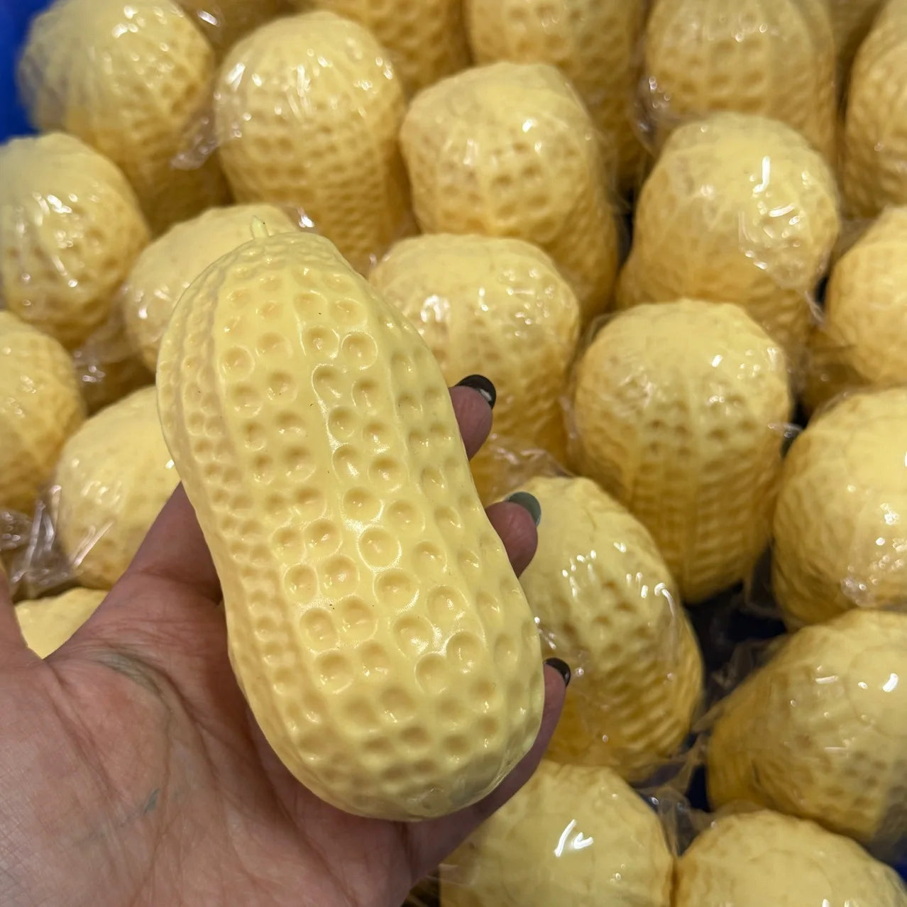 Peanut Stress Ball Squeeze Ball Squishy Toy Buttery-Soft Feel Fidget Toy ASMR Sensory Anti Stress Relief Toy for Adults Gifts