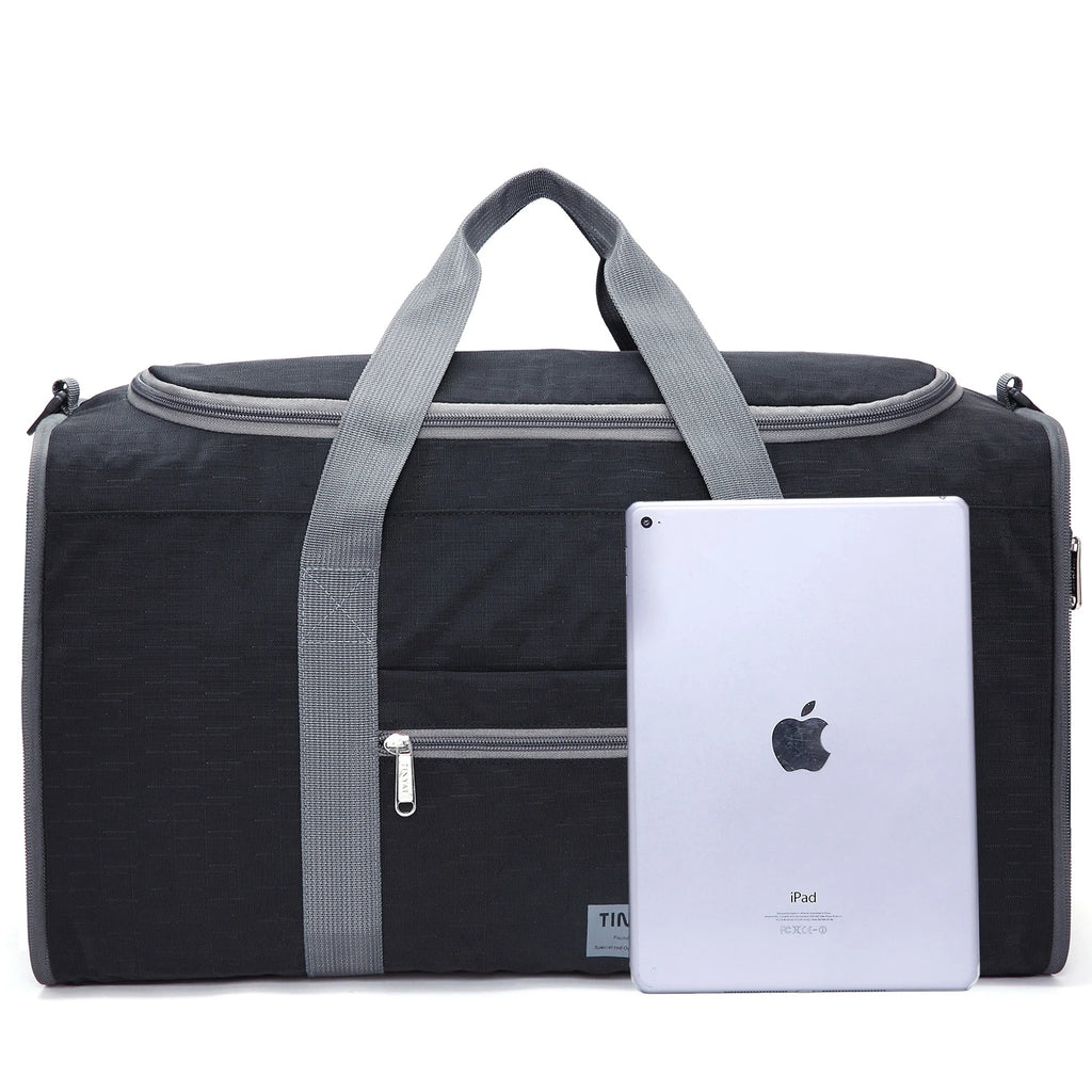 TINYAT Large Capacity Men Travel Bag Sling Duffle Bag for Sports Gym Tote Outdoor Trips and Fitness Activities
