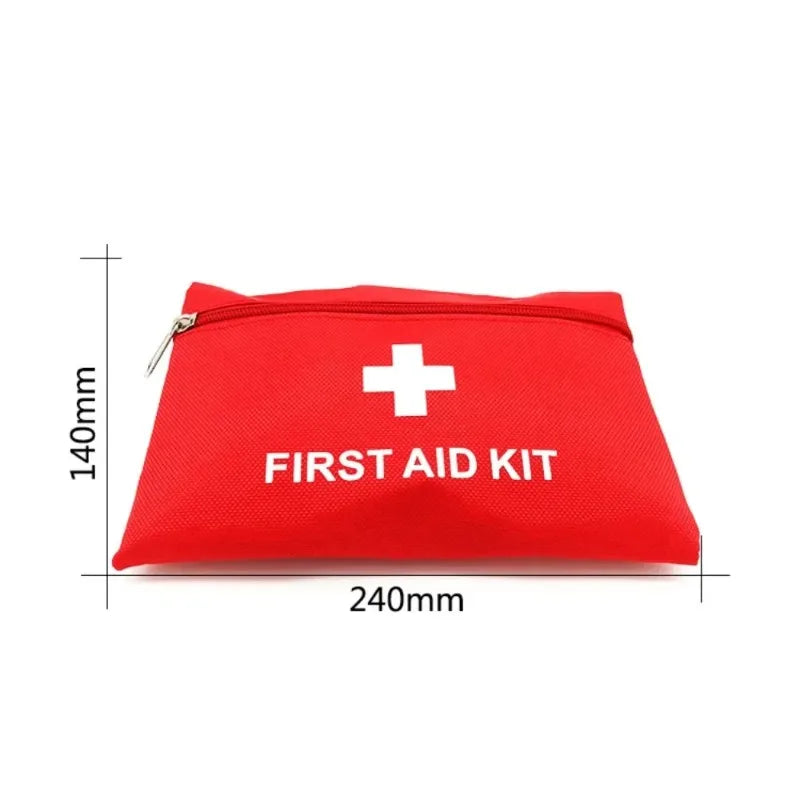 13-Piece All-in-One First Aid Kit Portable Compact Survival Kit for Outdoor Wilderness Travel with Complete Wound Care Supplies