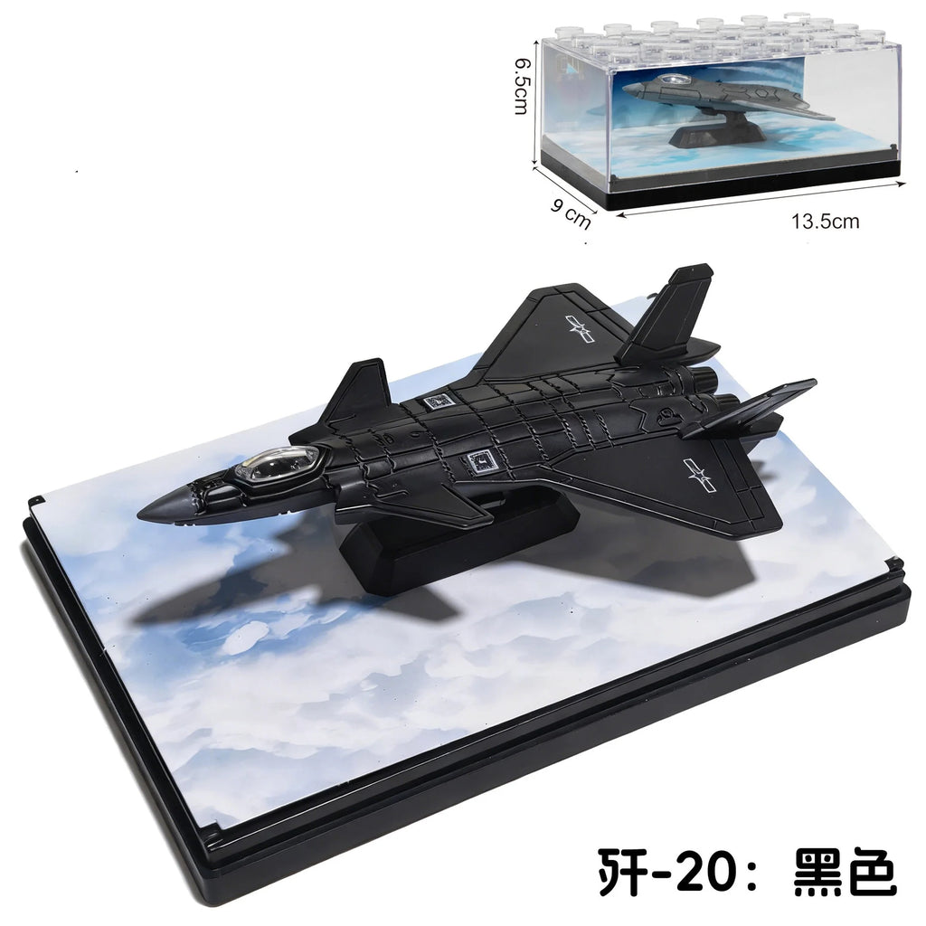 1/64 Simulation Alloy Aircraft Chinese 6th Fighter J-20 J-36J-35 J-50 Military Aviation Model Boy Creative Collections Gift
